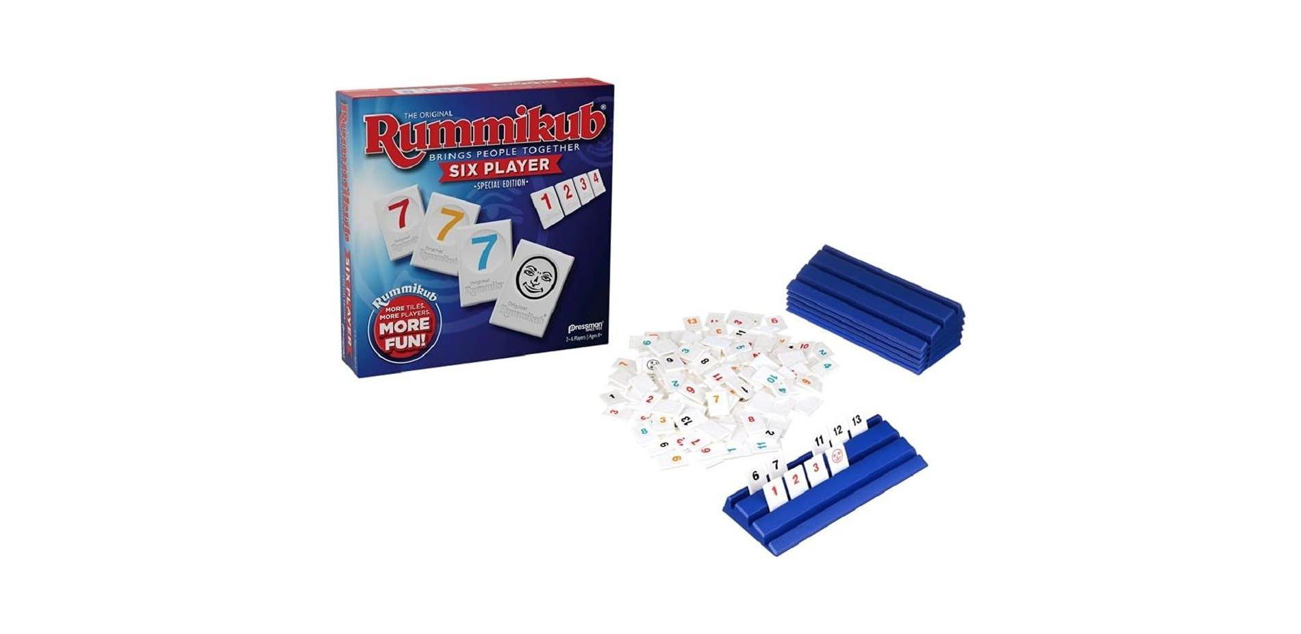 Rummikub Six Player Edition - The Classic Rummy Tile Game - More Tiles and More Players for More Fun!