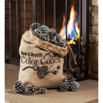 Plow & Hearth - Color-Changing Fireplace Color Cones, 5 lb. Bag