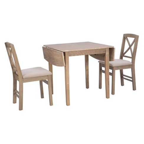 Rectangular drop leaf best sale dining table with chairs