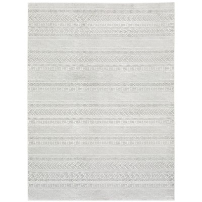 Oriental Weavers Montecito 4929E White/ Grey Indoor Area Rug - 5'3" x 7'6"