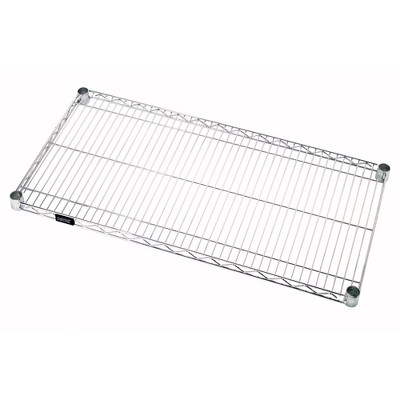 Quantum Storage Systems Wire Shelf, 48"W X 21"D, 600 - 800 Lb. Capacity, Chrome Plated Finish, Nsf