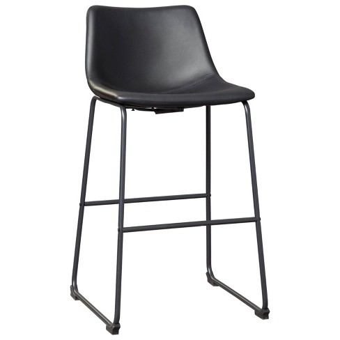 Centiar Pub Height Barstool Black Signature Design by Ashley