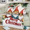 Lomsoe Christmas Dwarf Print Flannel Blanket - All Seasons Soft and Warm Throw Blanket for Bed, Napping, Camping, Travel, Office - 3 of 4