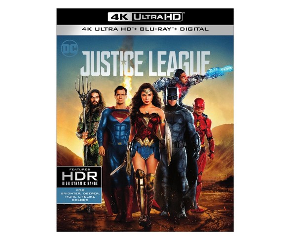 Justice League (4K/UHD + Blu-ray + Digital)