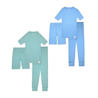 6-piece green/light blue