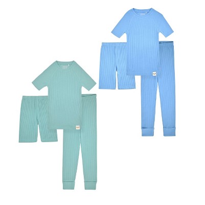 6-piece green/light blue