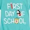 Girls' - Disney - First Day Of School Mickey Fitted Short Sleeve Graphic T-Shirt - 2 of 4