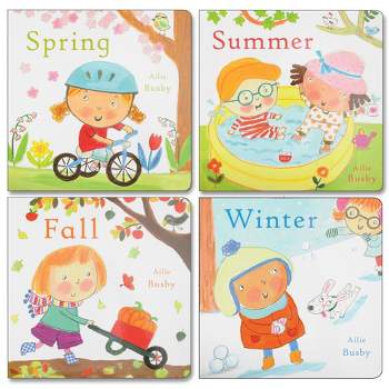 Kaplan Early Learning Seasons of the Year Board Books - Set of 4