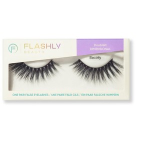 Flashly Beauty - DoubleIt Dimensional - False Eyelashes - Electrify - Black - 1 of 4