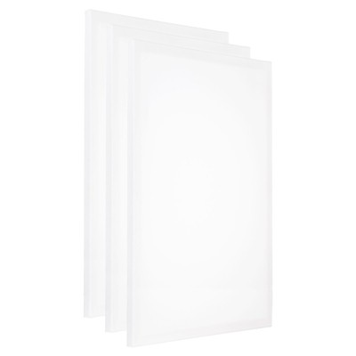 Unique Bargains Painting Canvas Panels Blank Art Board, 16x24 Inch : Target