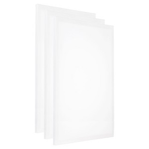 Unique Bargains Painting Canvas Panels Blank Art Board 3 Pcs White - 1 of 4
