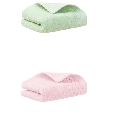 REGALWOVEN Soft Absorbent Quick Drying Hand Towels 14" x 30" 2 Pcs