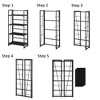 Xtra Folding 4 Tier Bookshelf - Breighton Home - 4 of 4