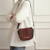 MKF Collection Amalia Crossbody Bag Croc-Embossed Vegan Leather Shoulder Bag Handbag by Mia K - 3 of 4