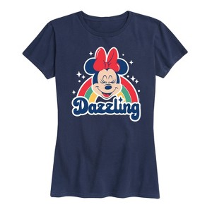 Women's - Disney - Dazzling Minnie Short Sleeve Graphic T-Shirt - 1 of 4