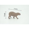 Collectible Wildlife Gifts | Capybara, Water pig, Capy, Hydrochoerus hydrochaeris, Hand Painted, Rubber Animal, Realistic Figure, Gift,  2"  SF36 B44 - 3 of 4