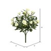 Vickerman Artificial Mini Diamond Rose Bush - 2 of 4
