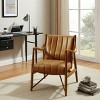 Art Leon Genuine Leather Accent Armchair - 3 of 4