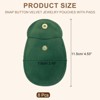 Unique Bargains Snap Button Velvet Jewelry Pouches with Pads 8 Pcs - 2 of 4