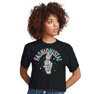 Women's - Disney - Fashionista Cropped Graphic T-Shirt - 1 of 4