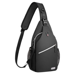 Generic Sling Backpack, Multipurpose Crossbody Shoulder Bag Travel Hiking Daypack - 1 of 4