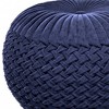 Faye Velvet Round Pouf - WyndenHall - 4 of 4