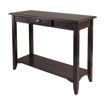 Nolan Console Table with Drawer Cappuccino - Winsome