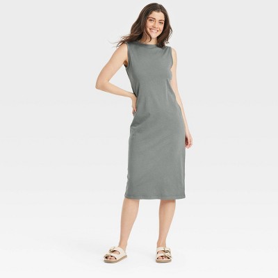 Women's Knit Midi Shift Dress - Universal Thread™