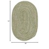Colonial Mills Carrington Tweed - Green 4x6 - 3 of 3