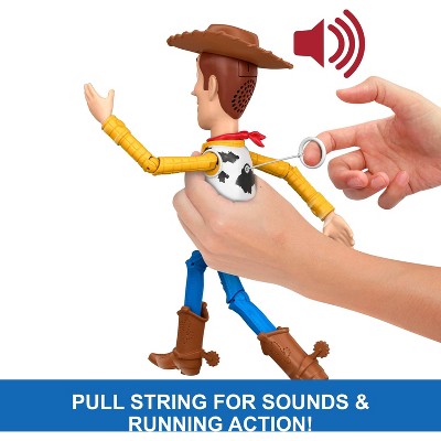 Детские фигурки Toy Story 5 Disney and Pixar Toy Story 5 Running Woody 12" Action Figure, 50 Plus Sounds — фото 3