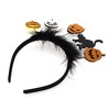 Unique Bargains Cat Pattern Headband for Halloween 4.72" Diameter Black Orange 1 Pc - 4 of 4