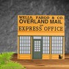 Cat's Meow Village 4.0 Inch Wells Fargo & Co Wild West Retired Village Buildings - 2 of 4