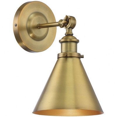 Savoy House Glenn 1 - Light Wall Light in  Warm Brass