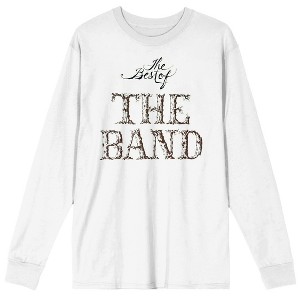 The Band The Best Of The Band Album Cover Men's White Long Sleeve Tee - 1 of 2