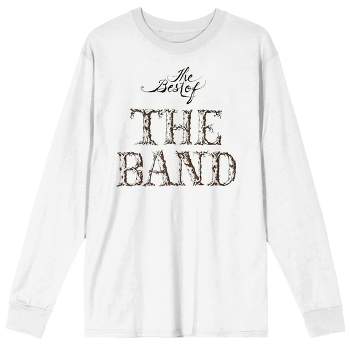 The Band The Best Of The Band Album Cover Men's White Long Sleeve Tee