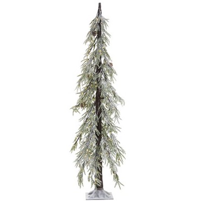 The Lakeside Collection Lighted Alphine Christmas Trees - 3 1/2-Ft.