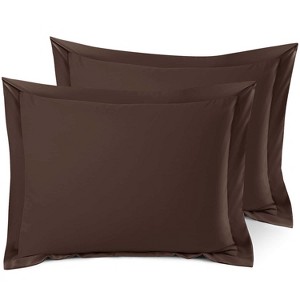 Nestl Soft Pillow Shams Set of 2, Double Brushed Microfiber Pillow Covers, Premium Pillow Shams With 1.5” Flange - 1 of 4