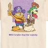 Men's - Garfield - Halloween Will Trade Dog For Candy Short Sleeve Graphic T-Shirt - 2 of 4