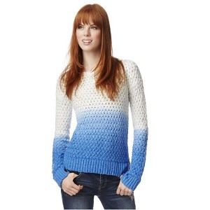 Aeropostale Womens Dip-Dye Pullover Sweater - 1 of 3
