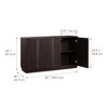 Teamson Home Potomac Modern Boho Solid Wood Sideboard with 3 Drawers, 2 Doors, Adjustable Shelf, & Push to Open Storage - 2 of 4