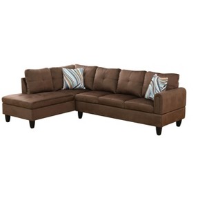 Chenille Velvet 3-Piece Sofa Set for Living Room, Plush Comfort with Dual Spring System - 1 of 3