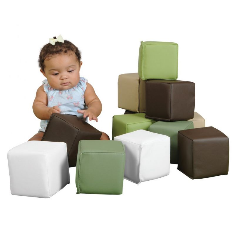 Children's Factory Soft Toddler Blocks in Nature Inspired Colors - Set of 15, 2 of 4
