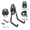 Unique Bargains Heavy Duty Hanging Tool Ladder Bike Garage Storage Utility Hooks 2 Pcs - 4 of 4