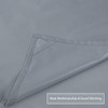 Waterproof Fabric Shower Curtain Liner with Magnets - 4 of 4