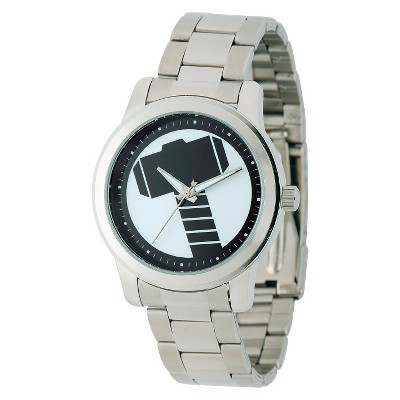 Men's Marvel Hulk Casual Alloy Watch - Silver