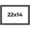 PosterPalooza | Antique Black Picture Frame - UV Acrylic, Backing Board, Hanging Hardware Included - 2 of 4