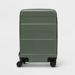 Hardside Carry On Spinner Suitcase Green - Made By Design™