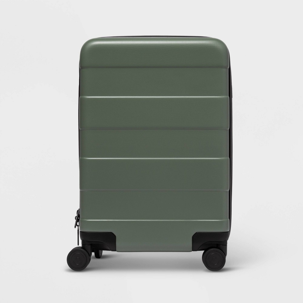 Hardside Carry On Spinner Suitcase Green - Made By Design