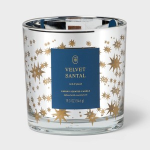 Wooden Wick Jar Candle 19.3oz - Threshold™ - 1 of 4