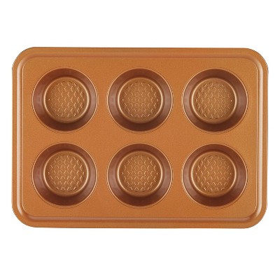 Copper Nonstick 4-Piece Toaster Oven Bakeware Set